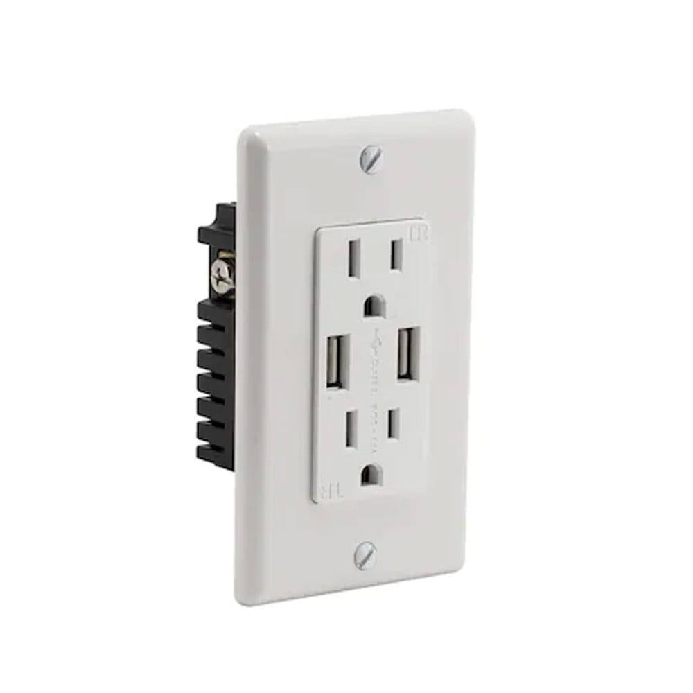 Decorative Electrical Socket with USB ports Outlet Hidden Camera