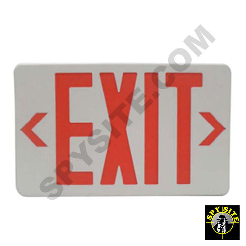 Emergency Exit Sign Hidden Camera
