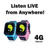 Remote Listening, Locating, GPS Child Safety Smart Watch Phones in Pink and Blue
