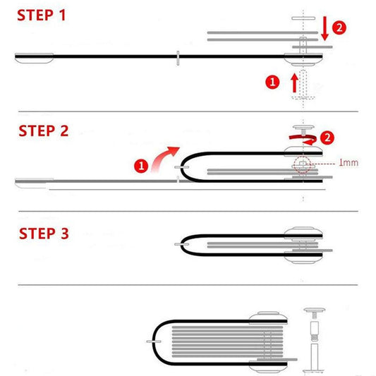 stylish EDC keyring with gift box for men and women