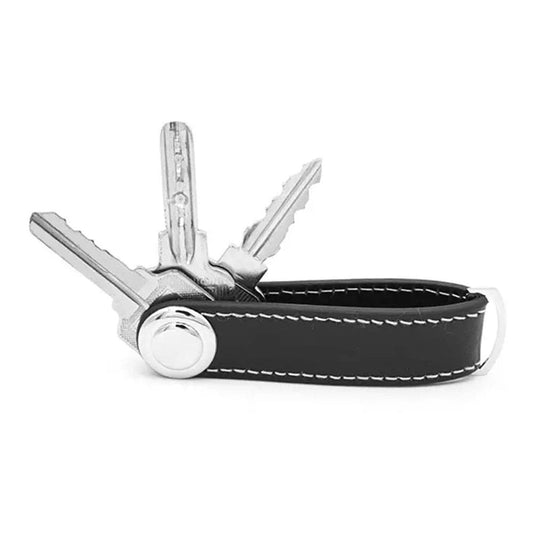 best EDC keyring with leather strap for everyday carry