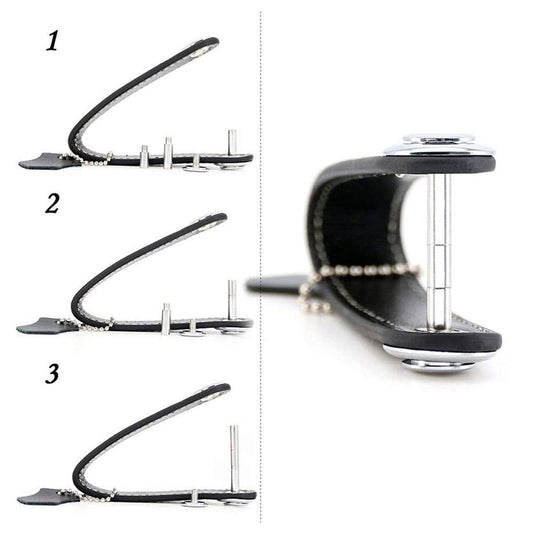 EDC keychain for holding flashlight, charger, or multitool