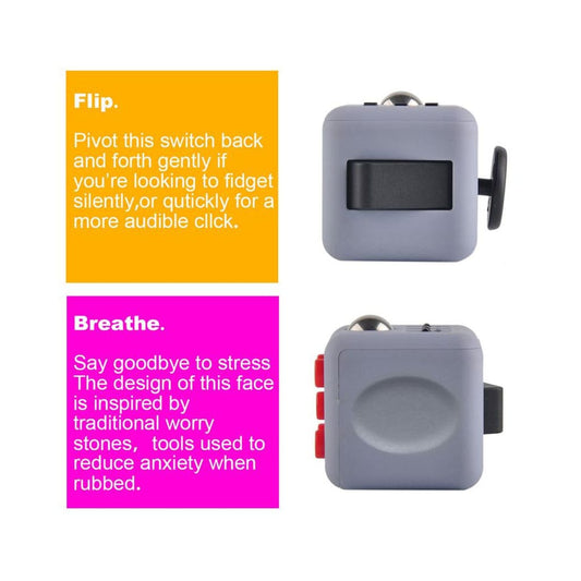 Fidget Cube Stress Relieving Toy - SSS Corp.# - variant_sku# - Fidget Cube Stress Relieving Toy