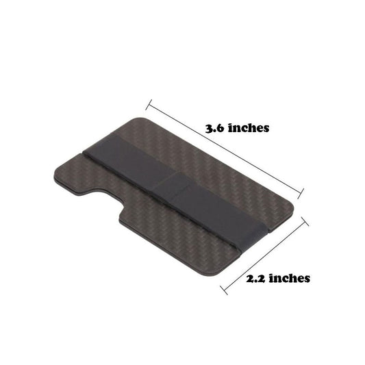 slim RFID wallet with expandable money clip for men