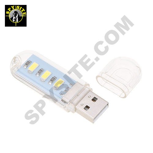 Mini USB Night Light LED Lamp - Survival Tool - SSS Corp.# - variant_sku# - Book Light or Survival Light