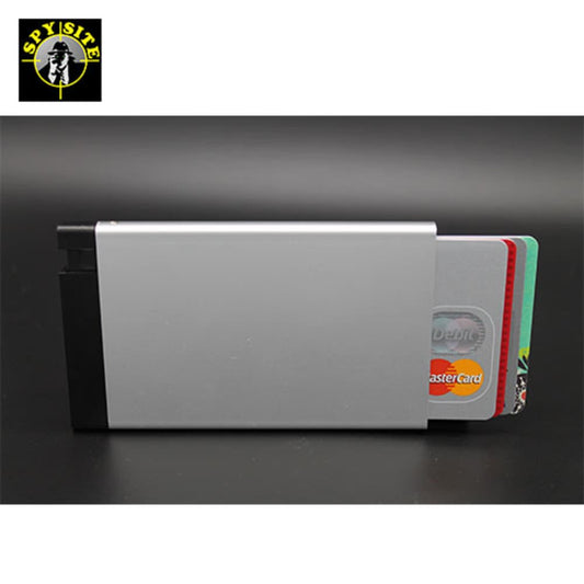 RFID Blocking Credit Card Aluminum Wallet - SSS Corp.# - variant_sku# - Chip Protective Wallet