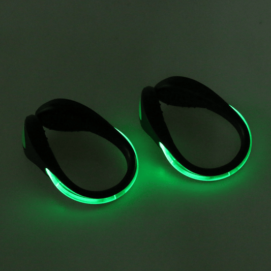lightweight night visibility shoe lights with battery
