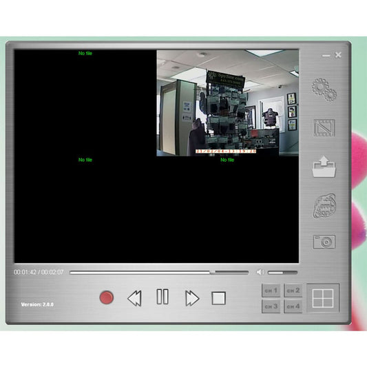 Sleuthgear Wireless Oscillating Camera - CLEARANCE - SSS Corp.# - variant_sku# - FCS - QuadPicture - Real - Video - Player - Sample - Snapshot