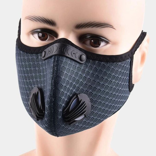 carbon filter mask for indoor and outdoor sports