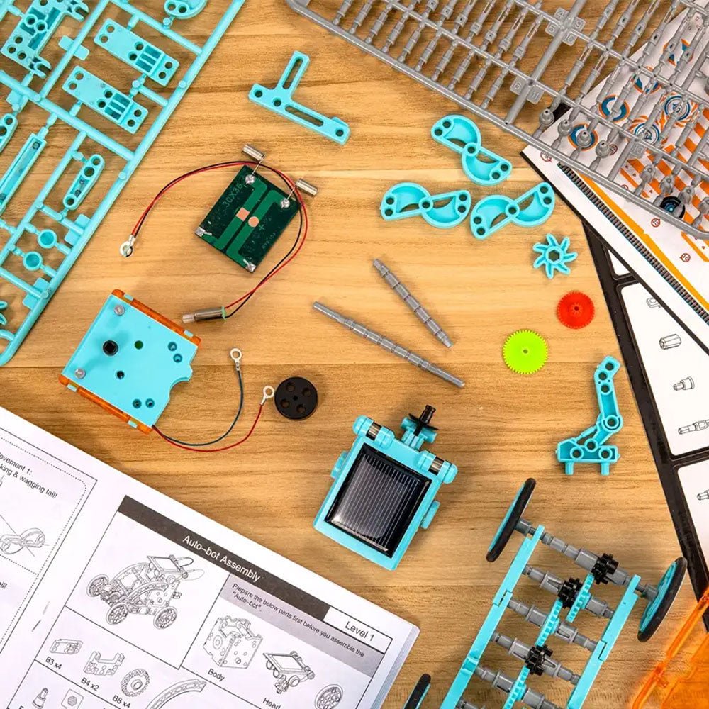 12 ways to build a solar robot - Build Amazing - stem kit - SSS Corp.# - variant_sku# - Engineering kit for kids