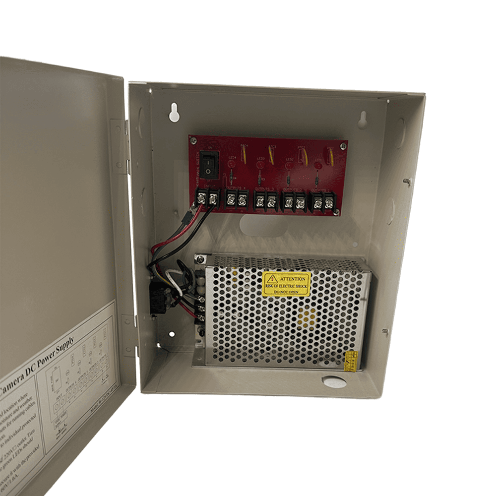 12V 5A power supply box for security cameras