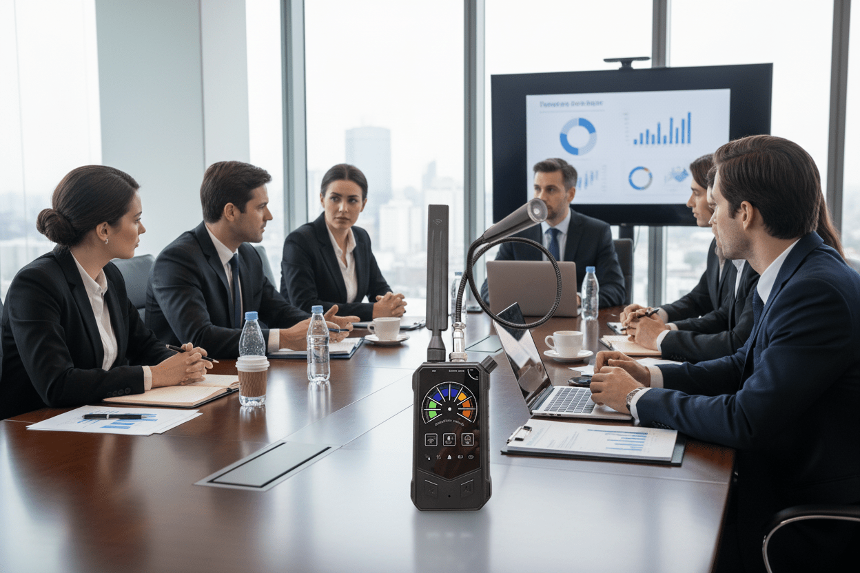 RF wireless bug detector scanner