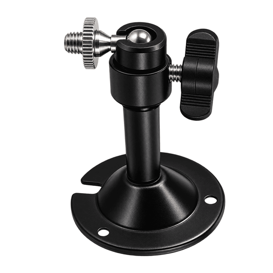 Metal mini camera stand with round mounting base