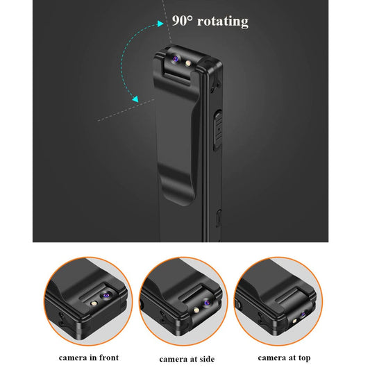 90 - Degree Spin Camera to Capture Awesome Videos & Sound wherever you go! - SSS Corp.# - variant_sku# - Wearable rotating camera DVR