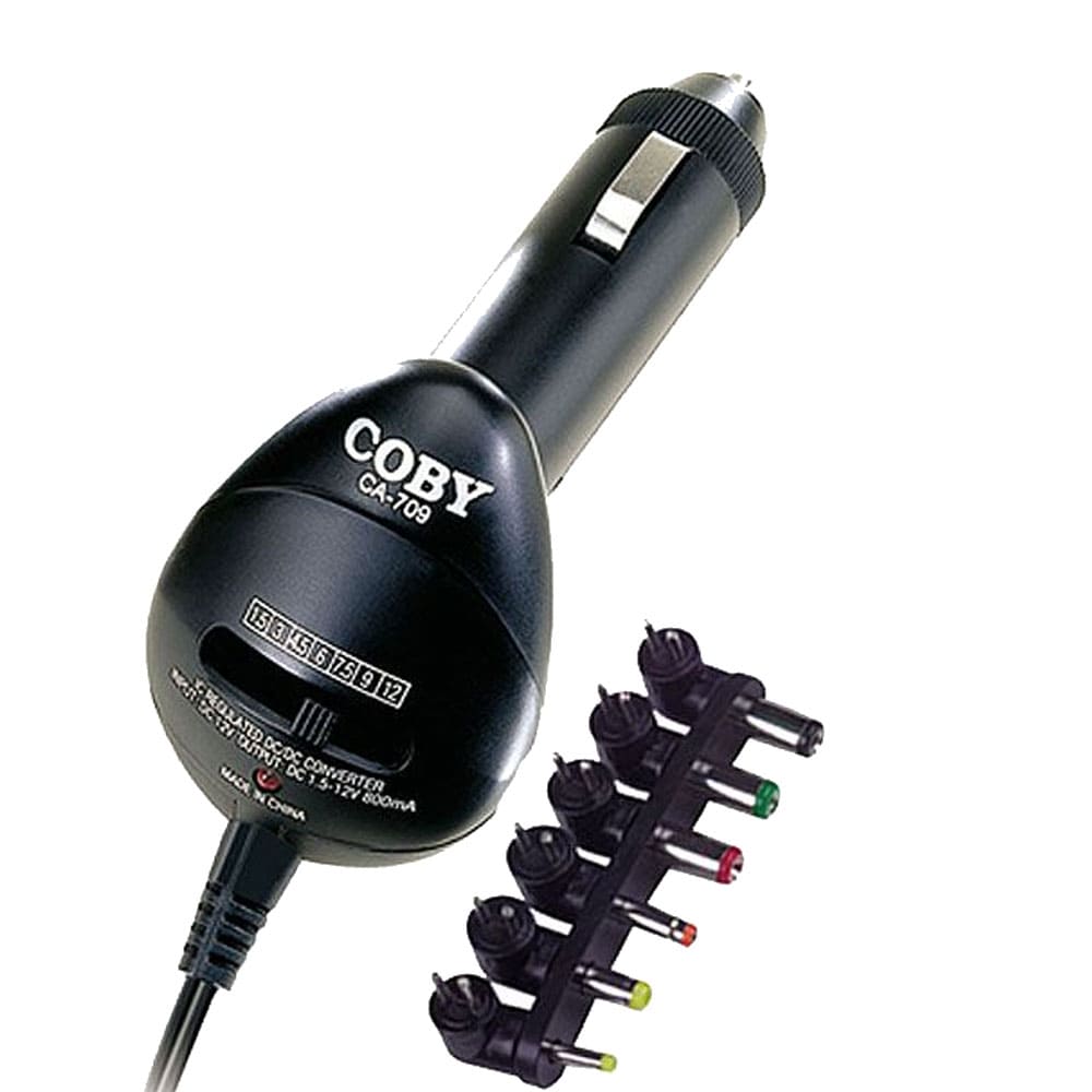COBY 800mA Car Converter Multi-Voltage