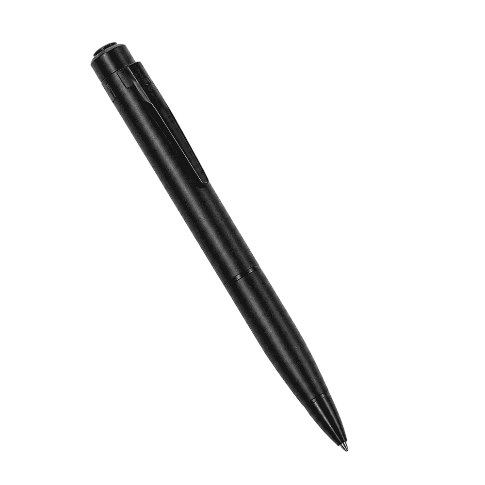 Hidden pen video recorder with rechargeable battery