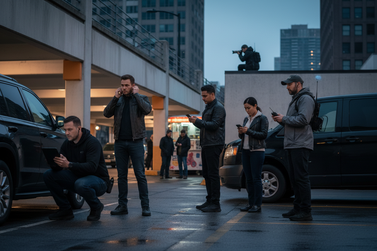 group of undercover investigators