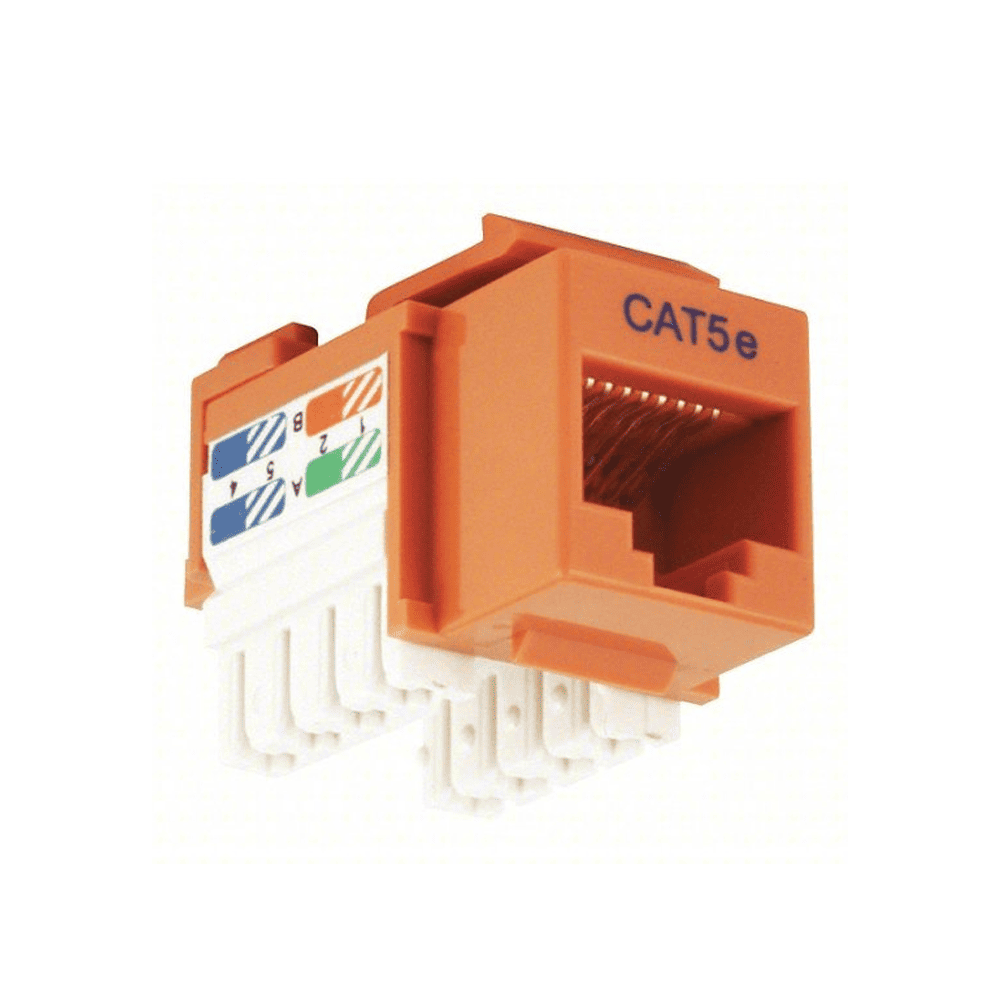 Cat5e RJ45 tool-less keystone jack