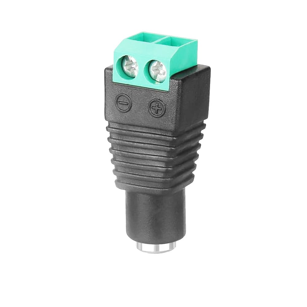 CCTV Balun Connectors for Analog Camera Install - SSS Corp.# - variant_sku# - DC Female Balun Connector