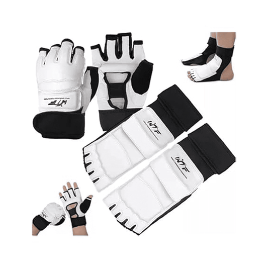 martial arts foot pads and taekwondo gloves training set