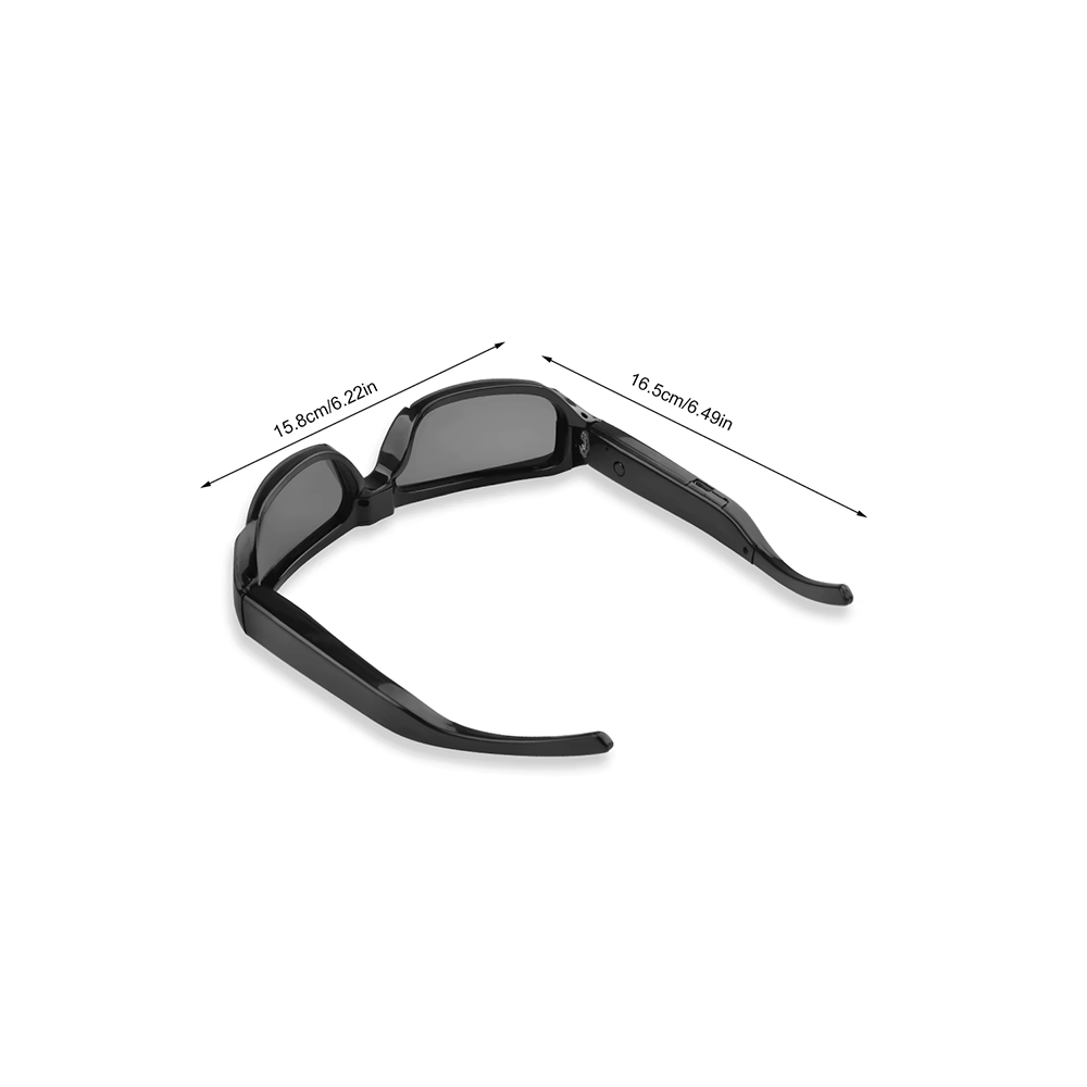 HD video recording sunglasses with hidden camera
