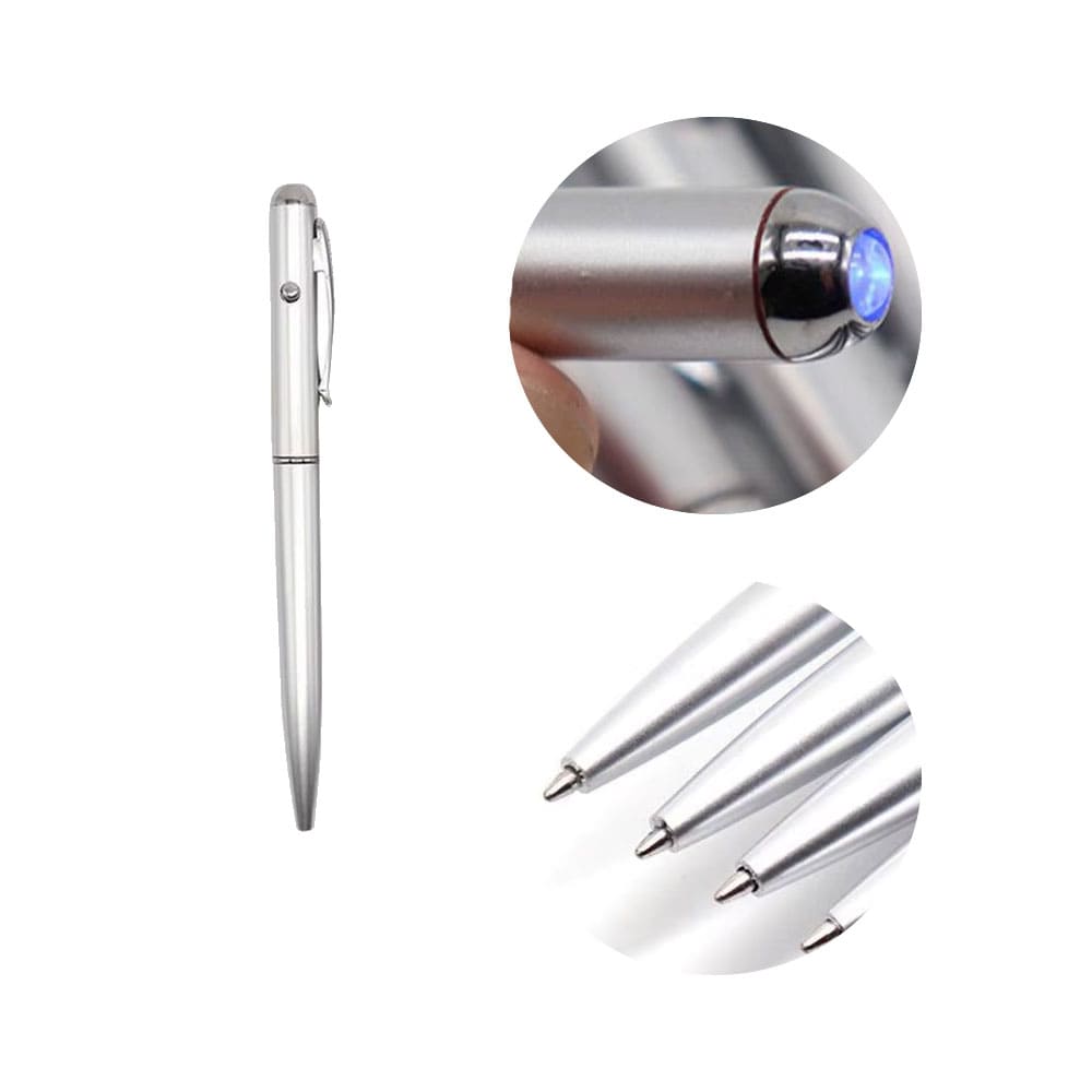 Invisible Ink Pen with UV Light Secret Spy Pen Ballpoint - SSS Corp.# - variant_sku# - UV Pen with UV Light