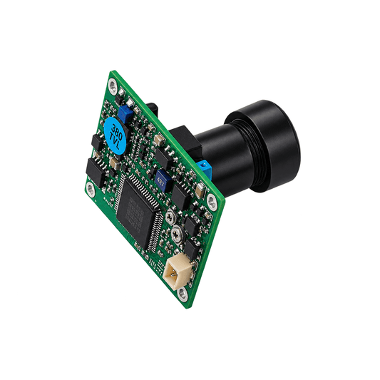 Analog CCD board camera with glass lens