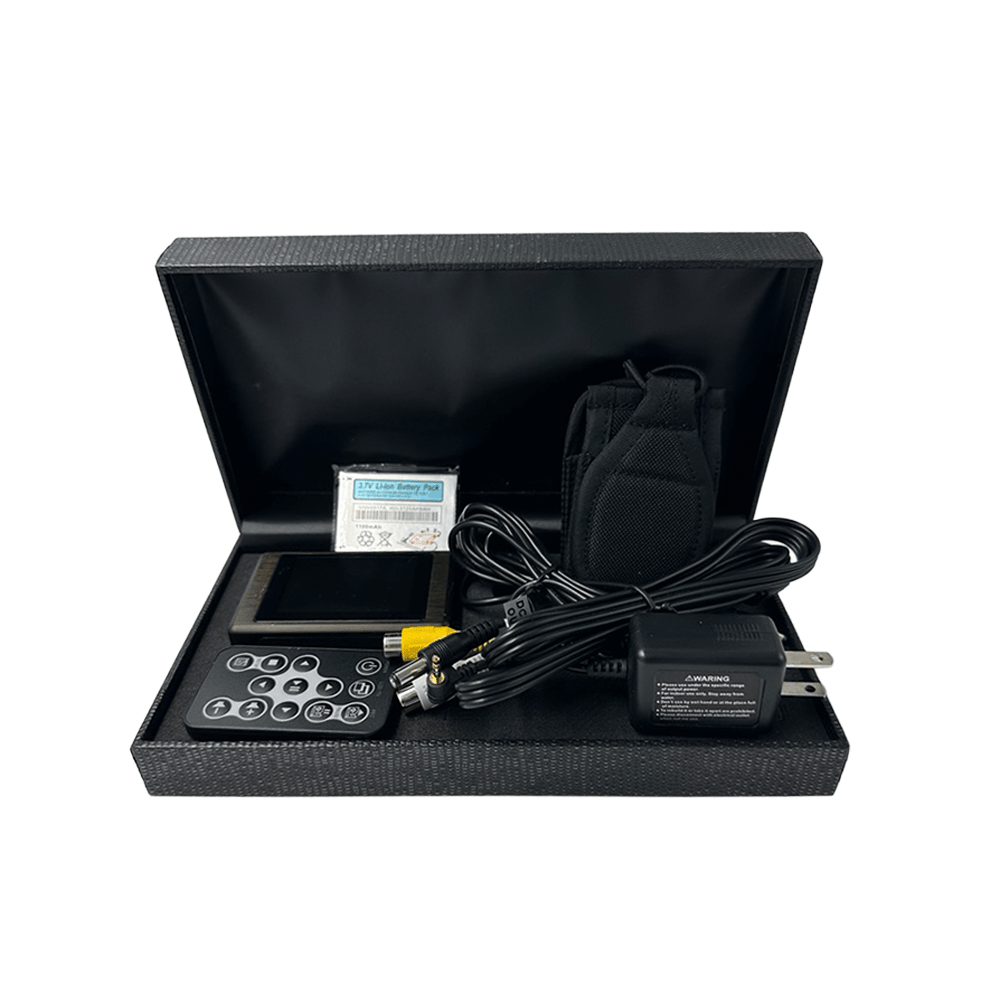 portable analog camera monitor with battery power