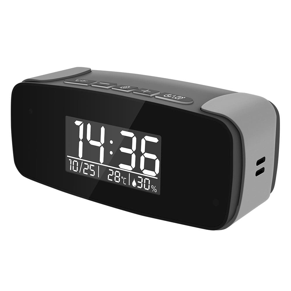 Modern Alarm Clock Hidden Camera - Your Reliable Surveillance Solution - SSS Corp.# - variant_sku# - Alarm Clock Spy Camera