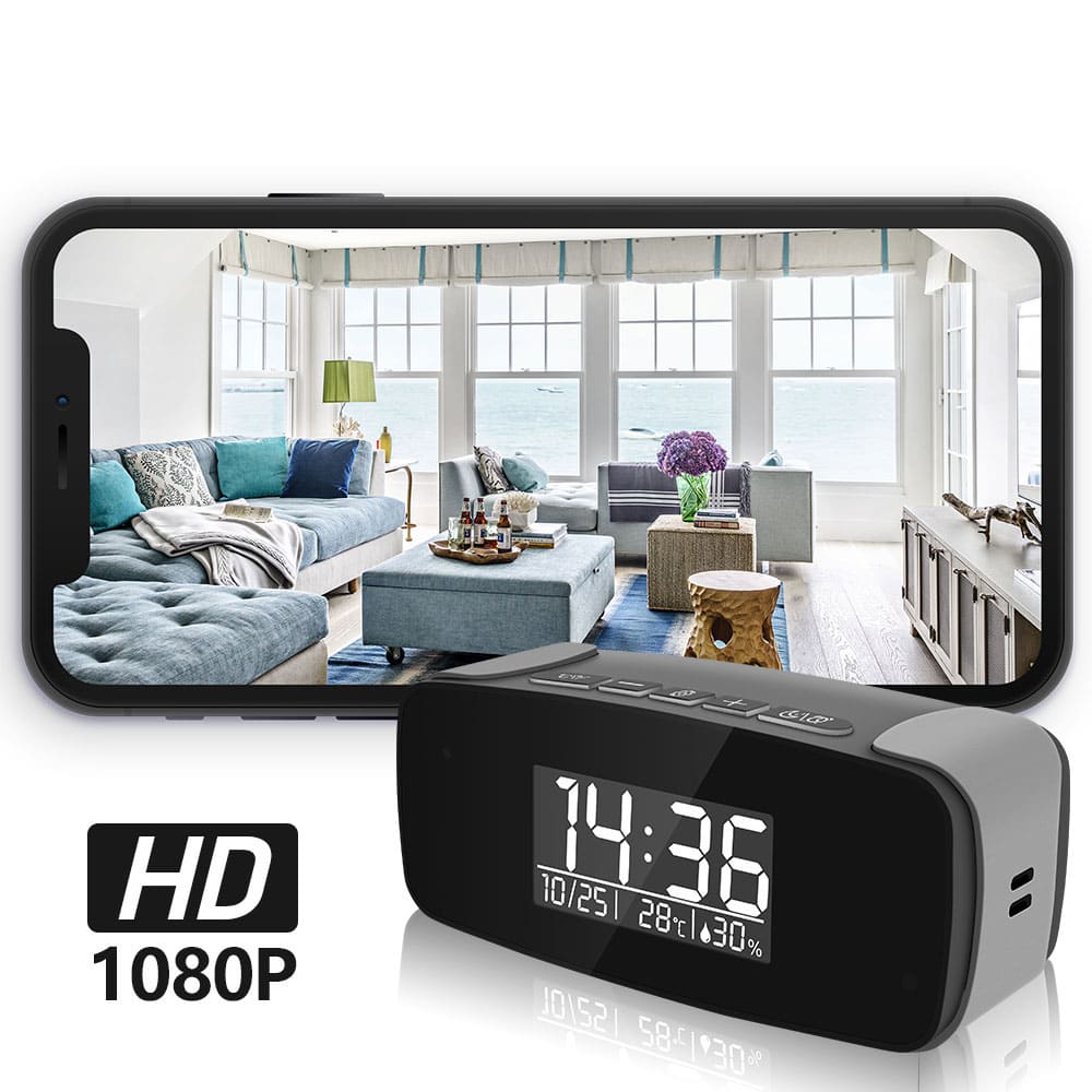 Modern Alarm Clock Hidden Camera - Your Reliable Surveillance Solution - SSS Corp.# - variant_sku# - live view hidden camera and recorder