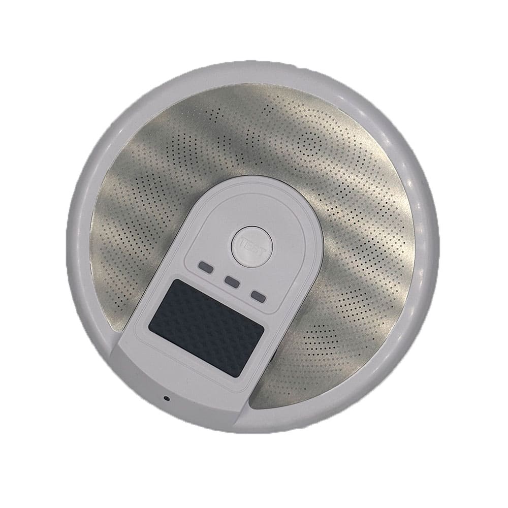 Modern Hidden Smoke Detector Camera with Automatic Night Vision - Side view - SSS Corp.# - variant_sku# - Modern Hidden Carbon Monoxide Detector Camera with Automatic Night Vision