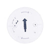 Modern Hidden Smoke Detector Camera with Automatic Night Vision - Side view - SSS Corp.# - variant_sku# - Spy Carbon Monoxide Detector Camera with Automatic Night Vision
