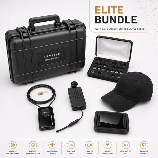 professional undercover camera system with live video streaming and two-way communication