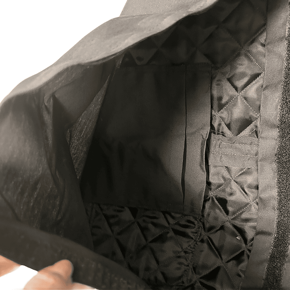 concealable bulletproof carrier with inner velcro belt