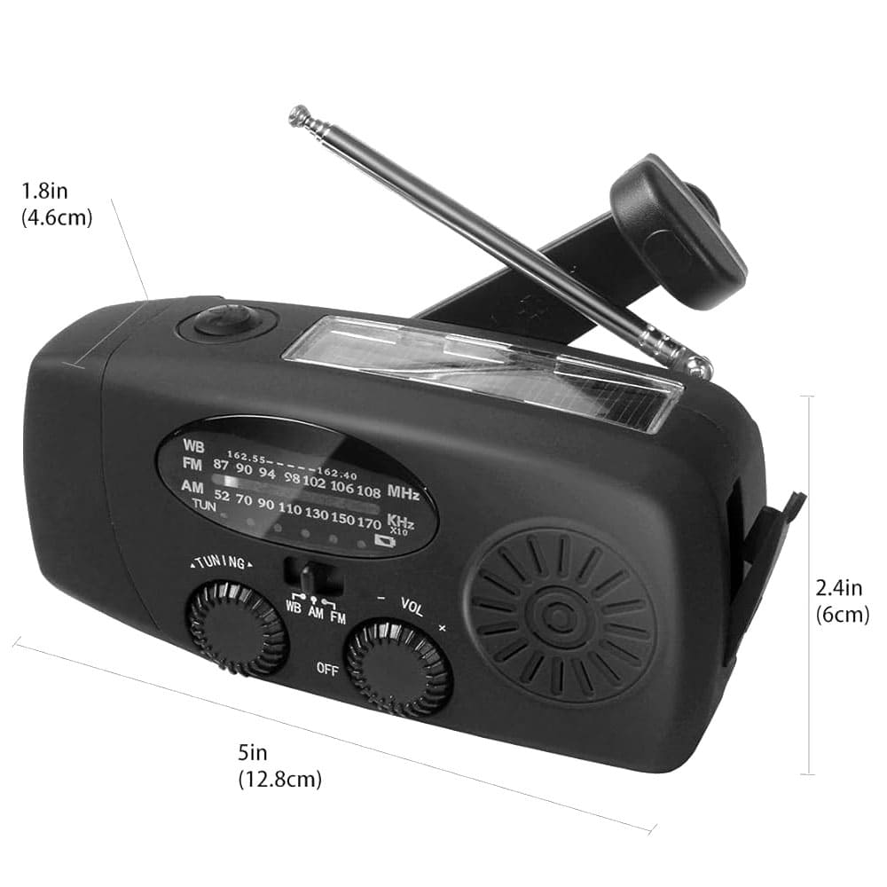 Self Power Emergency Radio: Stay Prepared! - SSS Corp.# - variant_sku# - DISASTER PREPAREDNESS GEAR RADIO