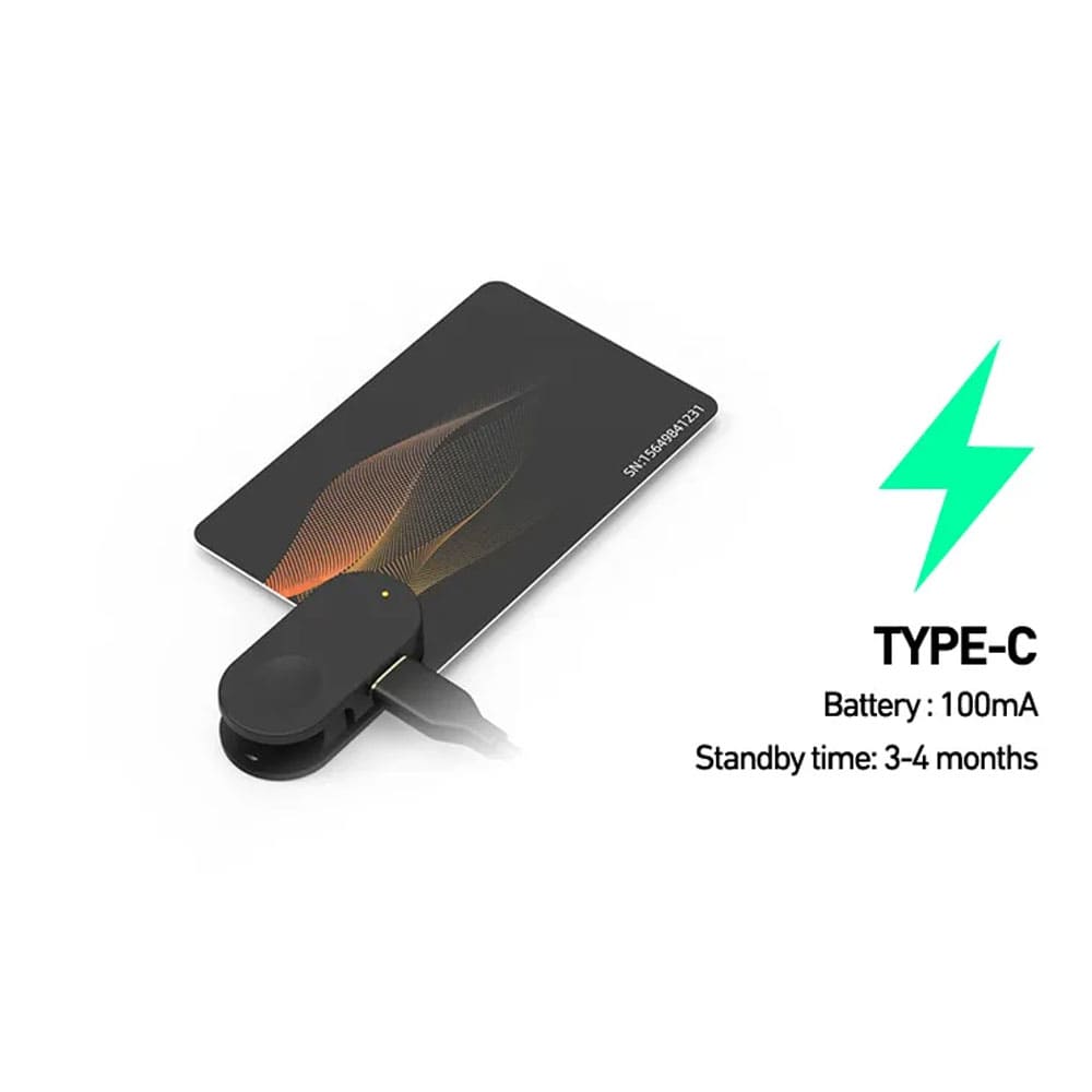 Slim Wallet GPS Tracker Tag for iPhone - SSS Corp.# - variant_sku# - Wallet locator for Apple Devices