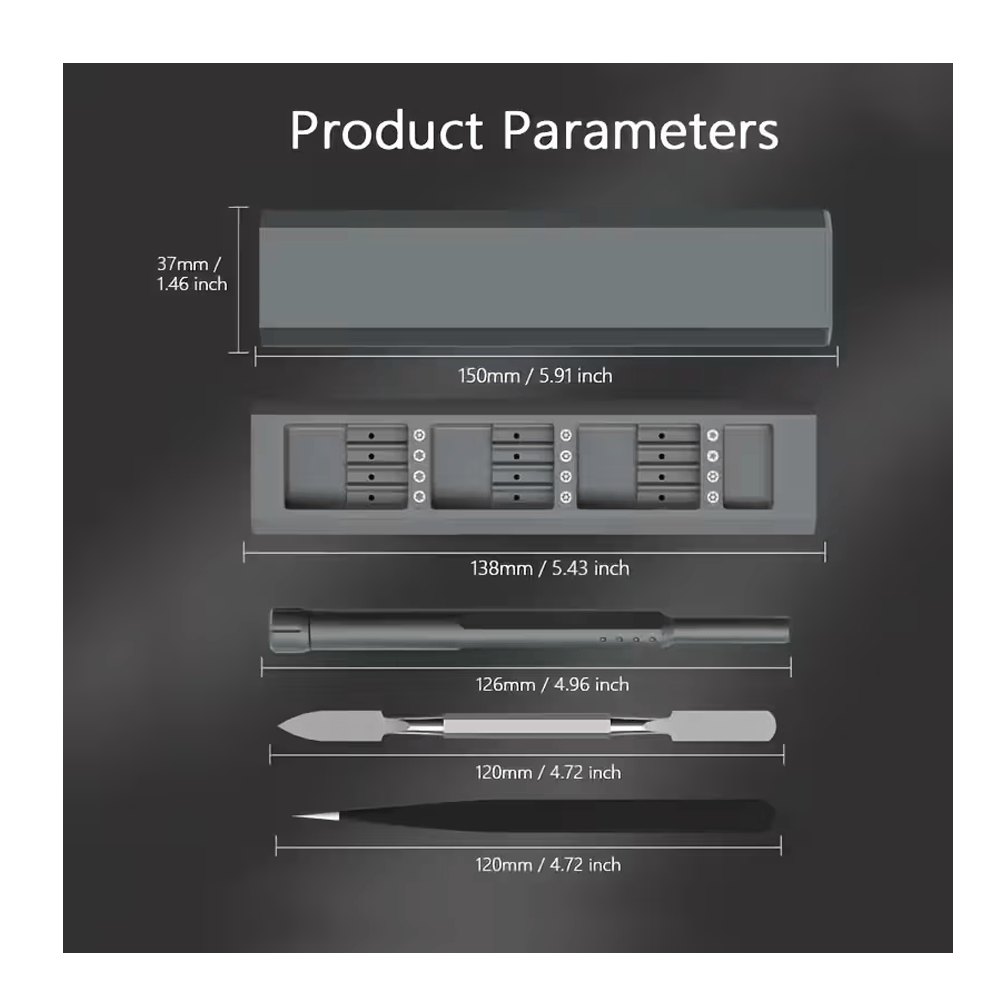 small electronics screwdriver set for phones and laptops