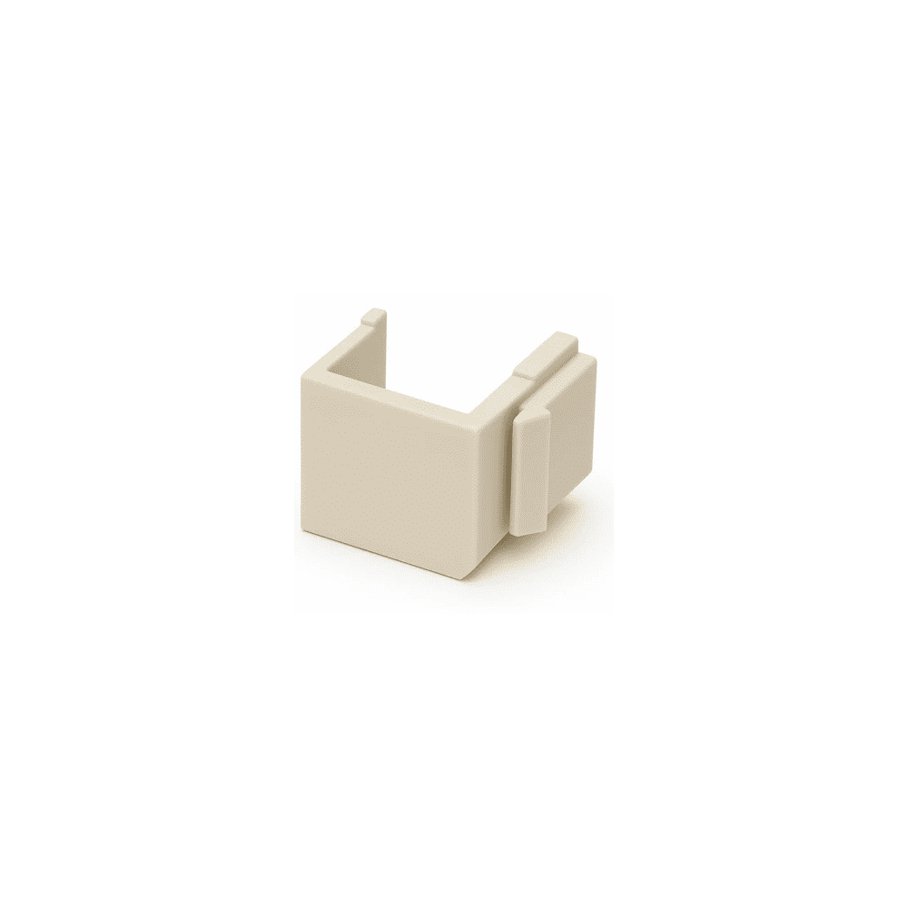 620-672 Snap-in Blank Inserts for Cat5 Plates ivory