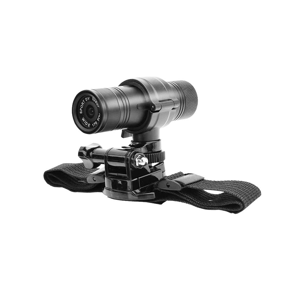 1080P HD action camera with helmet mount