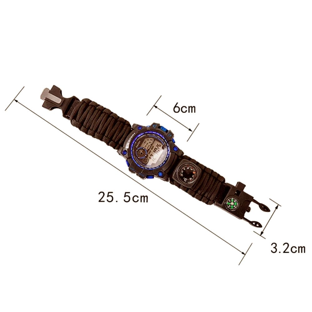 Ultimate Men's Tactical Survival Gear Watch - SSS Corp.# - variant_sku# - Emergency preparedness Ultimate Men's Tactical Survival Gear Watch