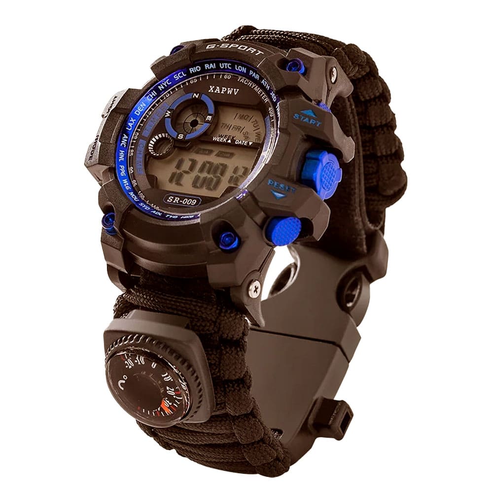 Ultimate Men's Tactical Survival Gear Watch - SSS Corp.# - variant_sku# - Ultimate Men's Tactical Survival Gear Watch