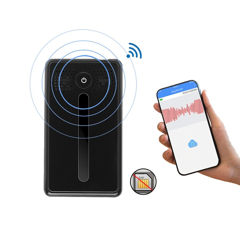 Wi - Fi Voice Recorder with Live Remote Access - SSS Corp.# - variant_sku# - Wi - Fi Voice Recorder with Live Remote Access