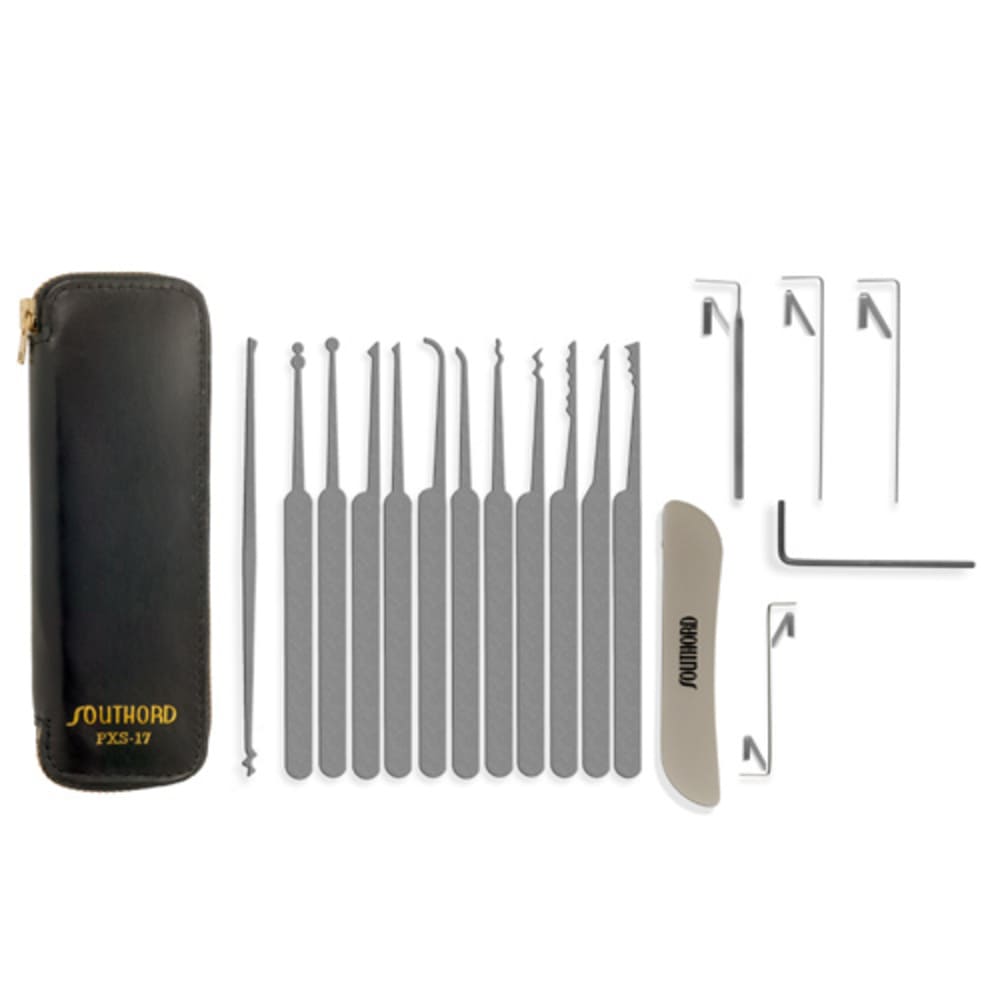 17 Piece Lock Pick Set - SSS Corp.# - variant_sku# - 17 Piece Lock Pick Set