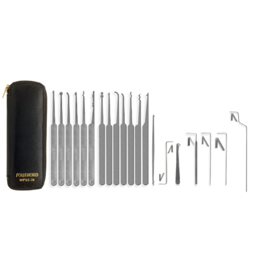 20 Piece Lock Pick Set - SSS Corp.# - variant_sku# - 20 Piece Lock Pick Set