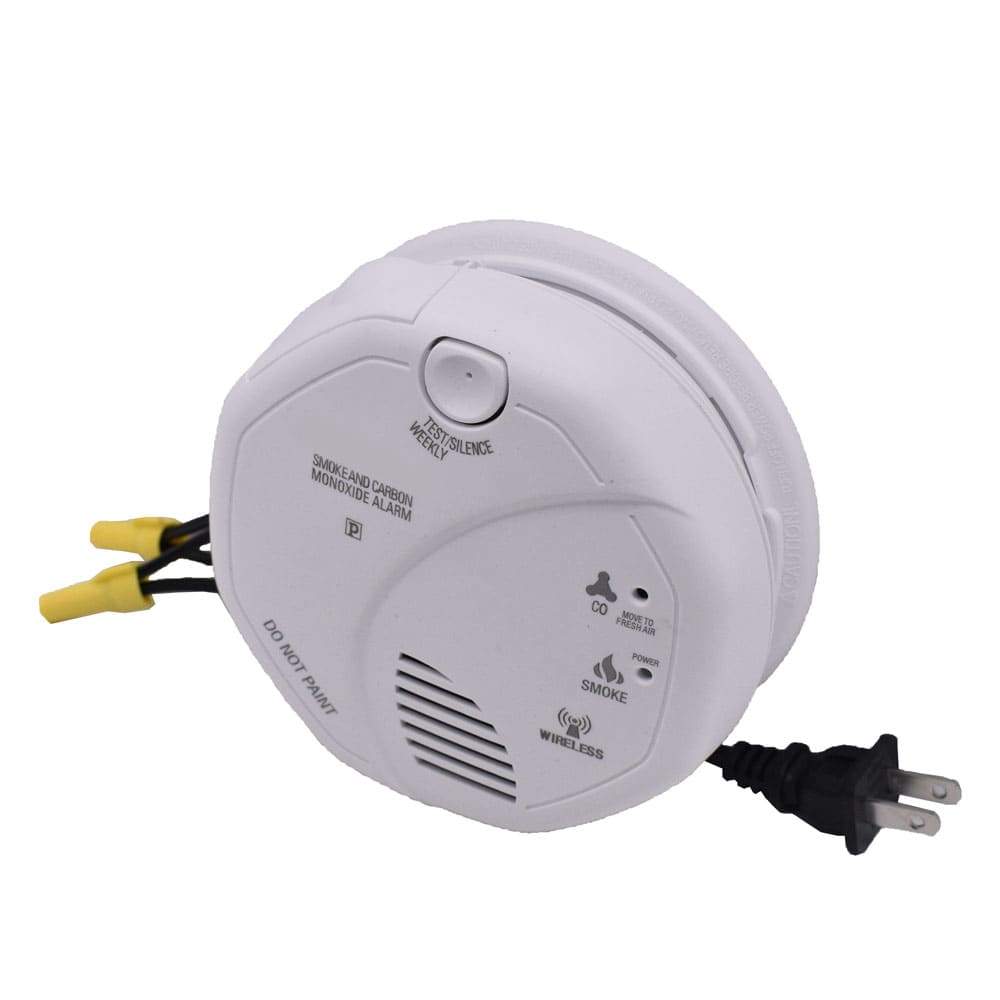 4K UHD TOP View Wifi Carbon Monoxide Detector Spy Camera & DVR - Wireless Hidden Camera - 110V Hardwired - SSS Corp.# - variant_sku# - Wifi Spy Smoke Detector Camera