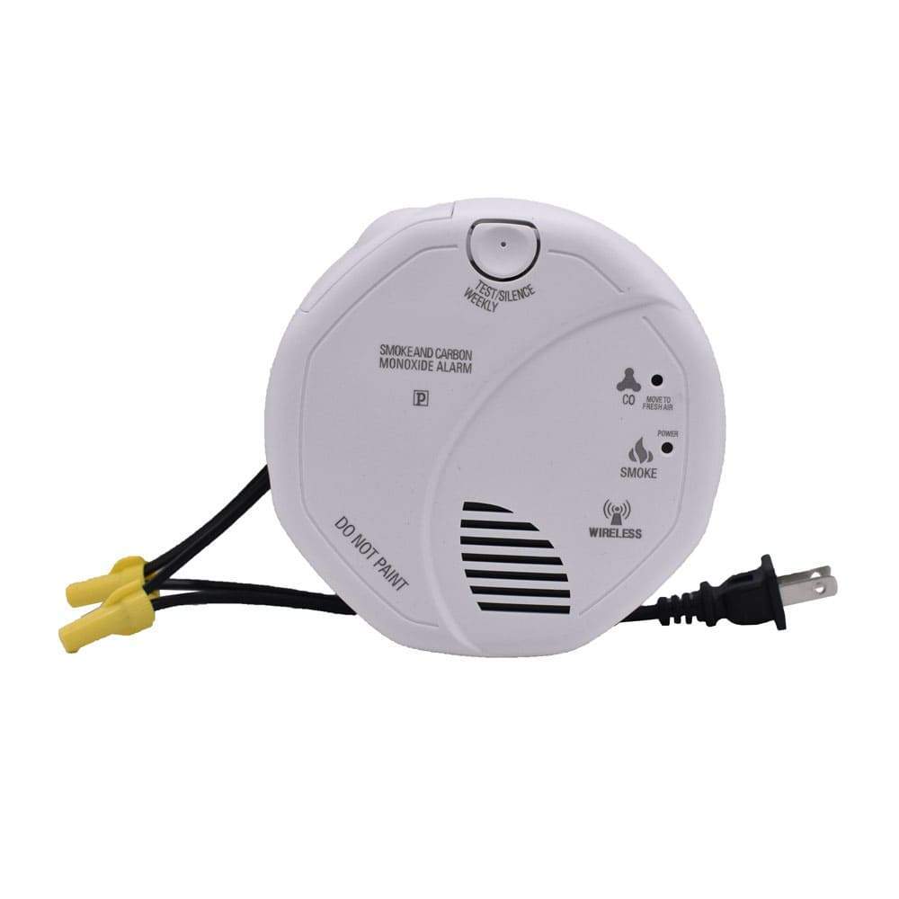 4K UHD TOP View Wifi Carbon Monoxide Detector Spy Camera & DVR - Wireless Hidden Camera - 110V Hardwired - SSS Corp.# - variant_sku# - Wifi Covert Spy Smoke Detector Camera
