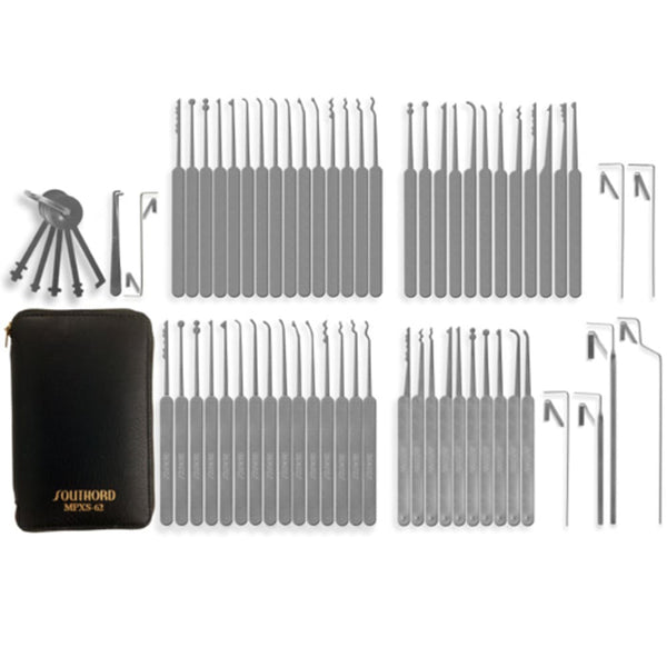 Stainless Steel Lock Set For Beginners, 15pcs Lock Pick Tool In A Black Zipper Bag With Transparent Practice Padlock 2 Keys Professional Guide Stainless Steel Lock Set For Beginners, 15pcs Lock Pick Tool In A Black Zipper Bag With Transparent Practice Padlock 2 Keys Professional Guide