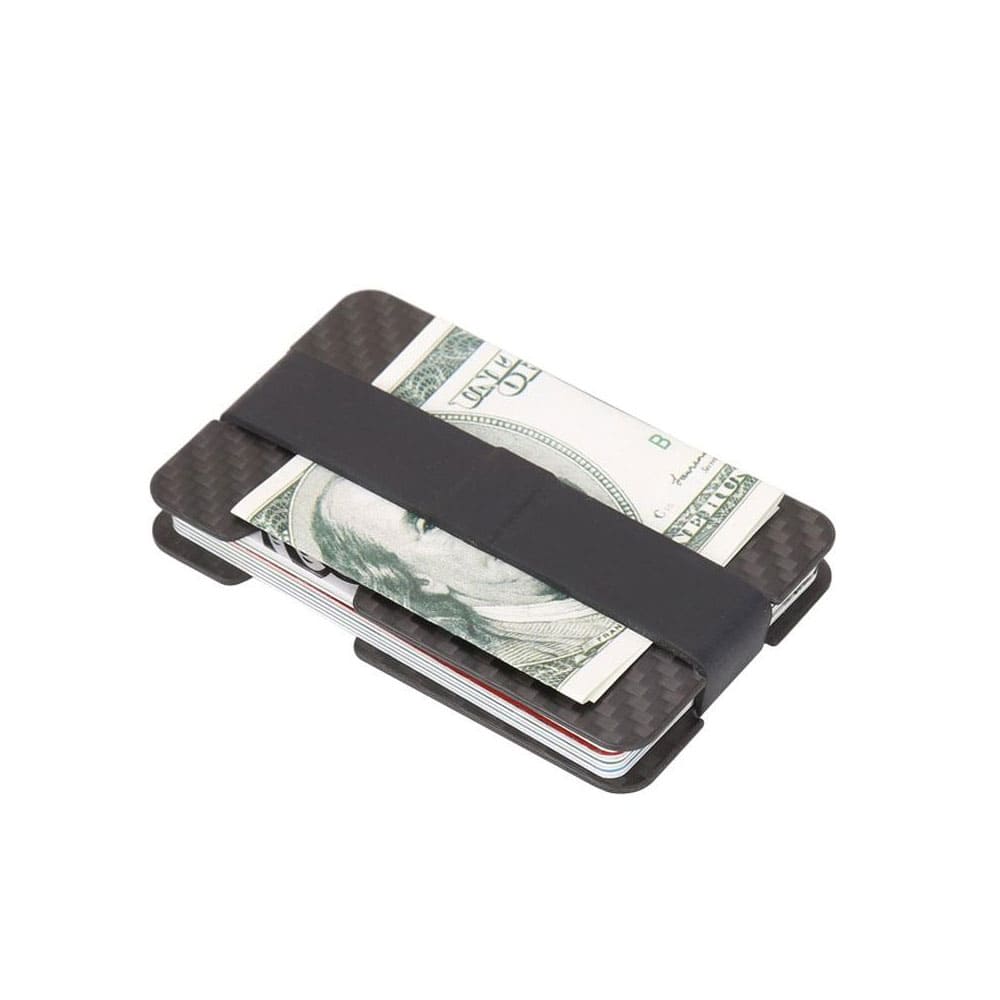 Ultra Light Expandable Money Clip RFID Blocking Wallet 