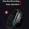 Fit band watch voice recorder