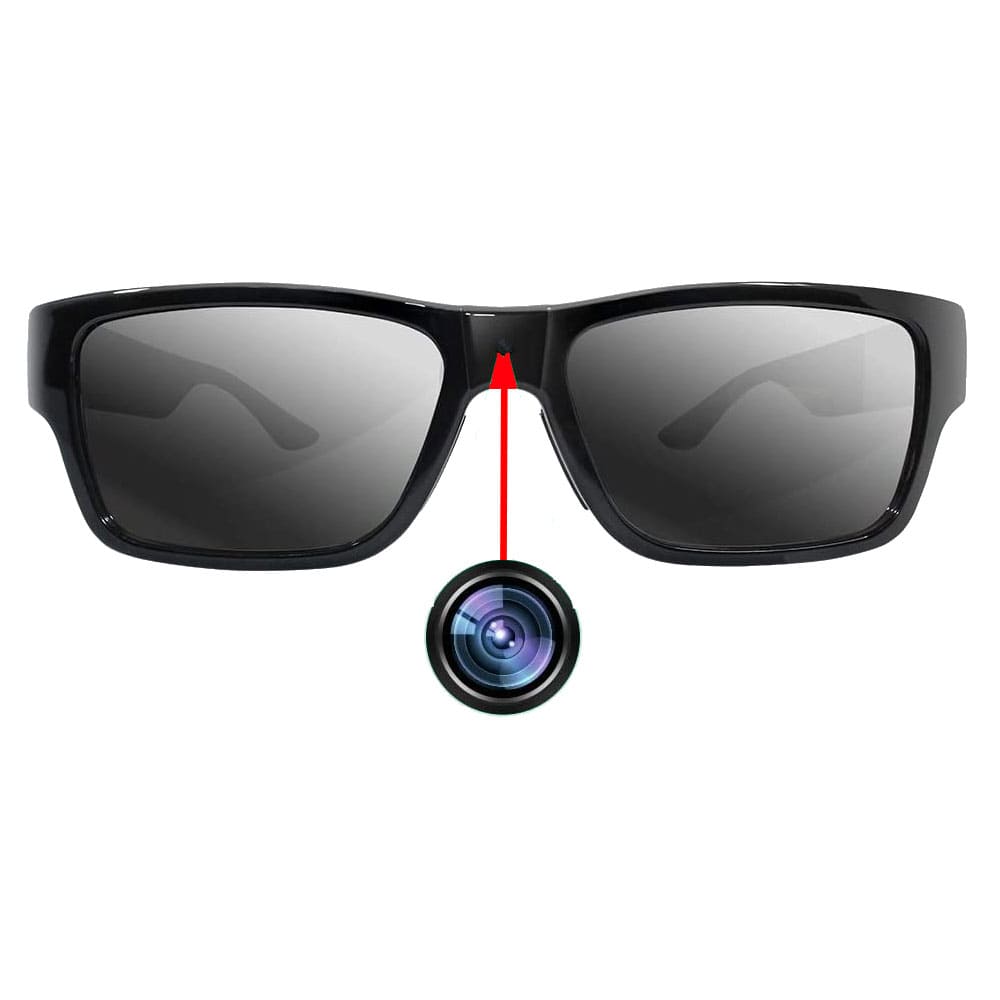 Spyglasses with Full HD and 30 fps hidden camera